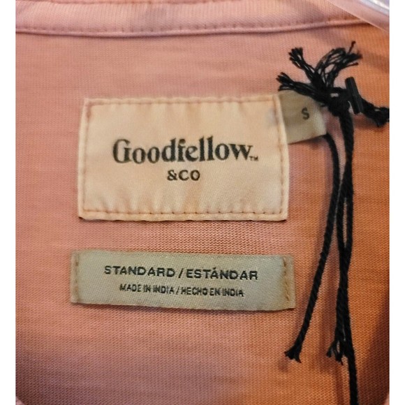 Goodfellow Mens Size S Long Sleeve Crewneck T-Shirt with Pocket Thick Cotton - Picture 8 of 11